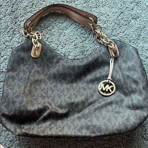 Michael Kors Brown Signature Tote Bag